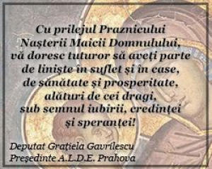 Mesaj de Sf Maria - Gratiela Gavrilescu