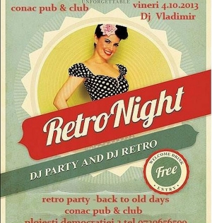Retro Party, vineri, in Conac. Dupa poza, o sa fie rock&#039;n&#039;roll party...