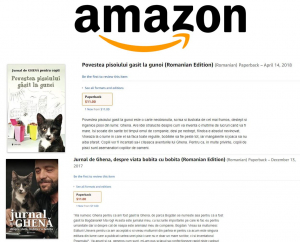 Cartarescu si Liiceanu au un nou &quot;coleg&quot; pe Amazon.com: motanul Ghena