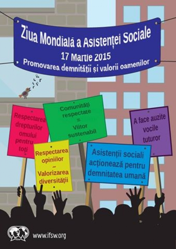 Marti 17 martie - ZIUA MONDIALĂ A ASISTENŢEI SOCIALE