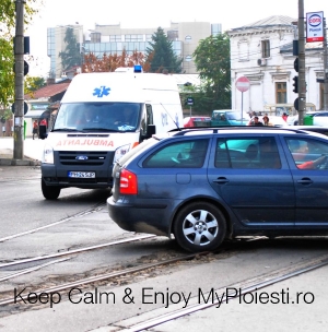 Accident in Ploiesti, luni 14 octombrie 2013