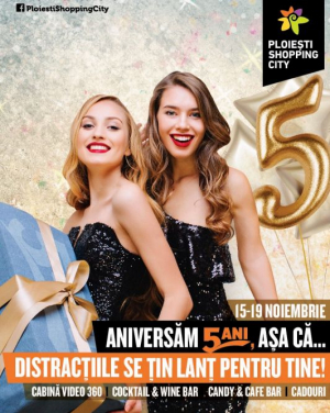 Petrece un weekend de poveste la a 5-a aniversare Ploiesti Shopping City