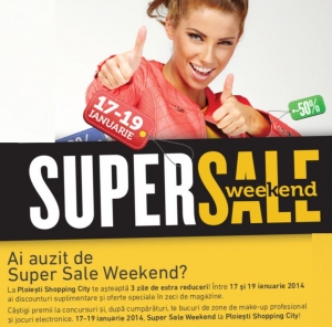 Weekendul viitor sunt SUPERREDUCERI la Ploiesti Shopping City