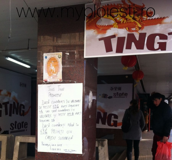 MARKETING CHINEZESC in centrul Ploiestiului - Ai mai vazut asa ceva?