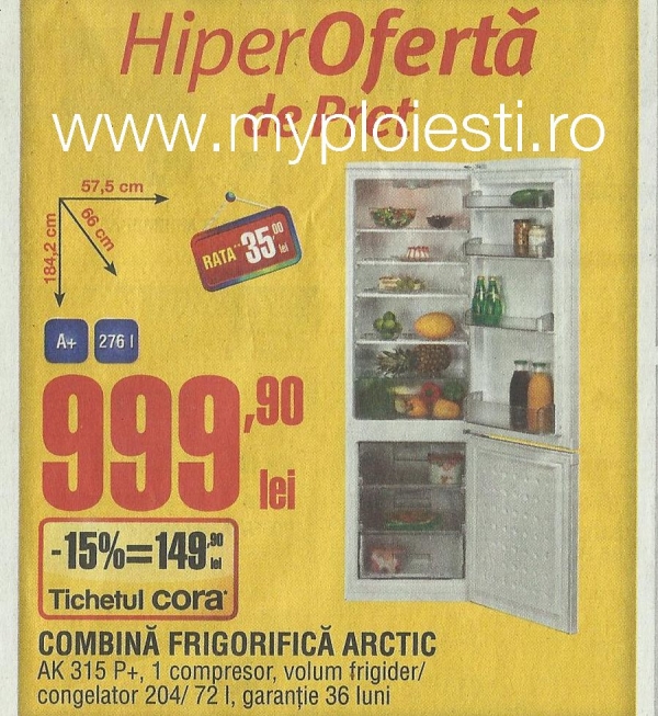 HIPERoferta la frigidere, la Cora Ploiesti - FOTO