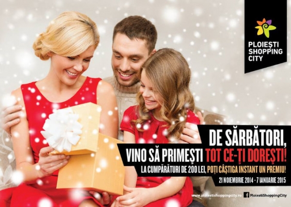 Tombola cu premii și campania voucherelor cadou continuă la Ploiesti Shopping City