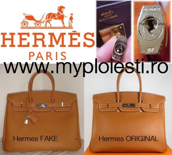Cum deosebesti o geantă originală HERMES de o facatura - GALERIE FOTO