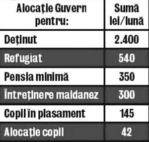 Subventii 2014 - Cat primeste un puscarias, fata de un orfan