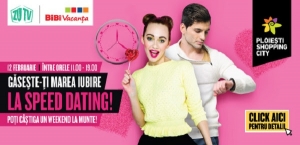 Gaseste-ti marea iubire la SPEED DATING, la Ploiesti Shopping City