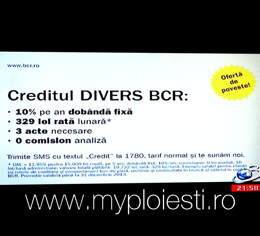 La BCR, dobanda de zece la suta inseamna, daca esti atent, treizeci la suta