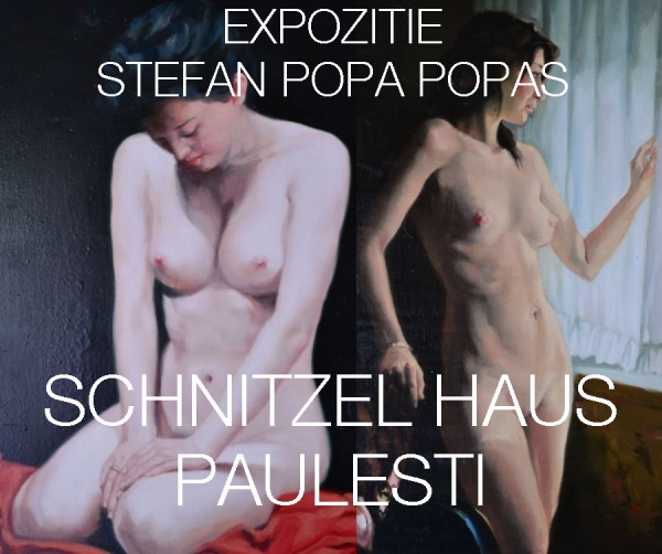 Expozitie de pictura Stefan Popa Popas, cu vanzare, la Schnitzel Haus Paulesti