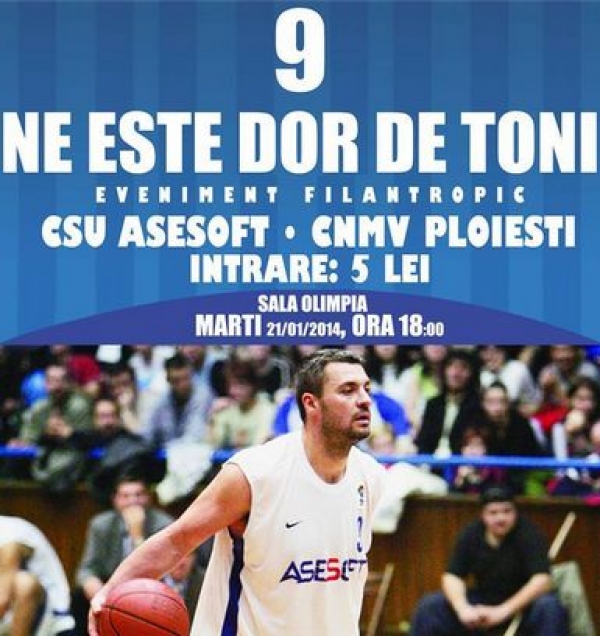 CSU Asesoft are meci caritabil cu echipa CN MIhai Viteazul