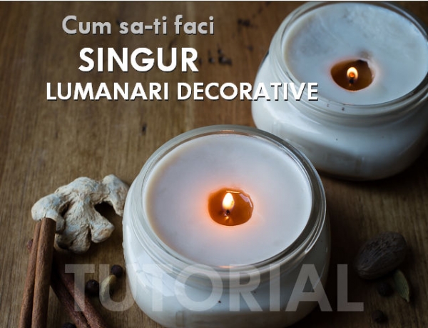 Cum sa-ti faci singur LUMANARI DECORATIVE - Upcycling