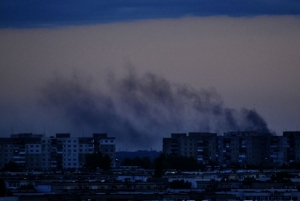 Cum se vede un INCENDIU la marginea PLOIESTIULUI - FOTO