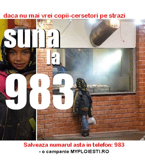 Salveaza numarul asta in telefon: 983 - o campanie MYPLOIESTI.RO